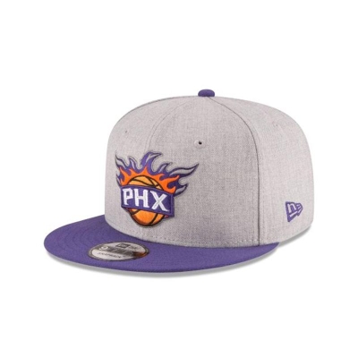 Grey Phoenix Suns Hat - New Era NBA 2Tone 9FIFTY Snapback Caps USA8517624